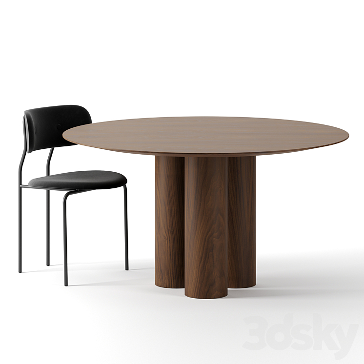 Hommage Grande Dining Table by Artilleriet 3DS Max - thumbnail 1