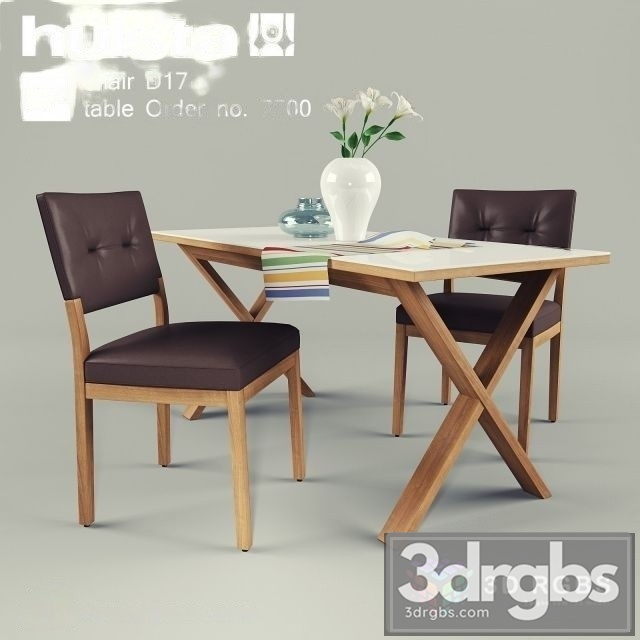 Hulsta Table and Chair 3dsmax Download - thumbnail 1