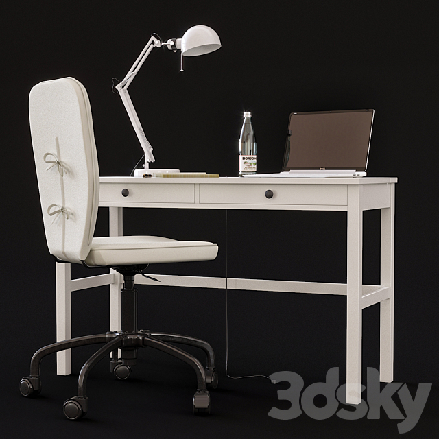 IKEA HEMNES desktop 3DSMax File - thumbnail 2