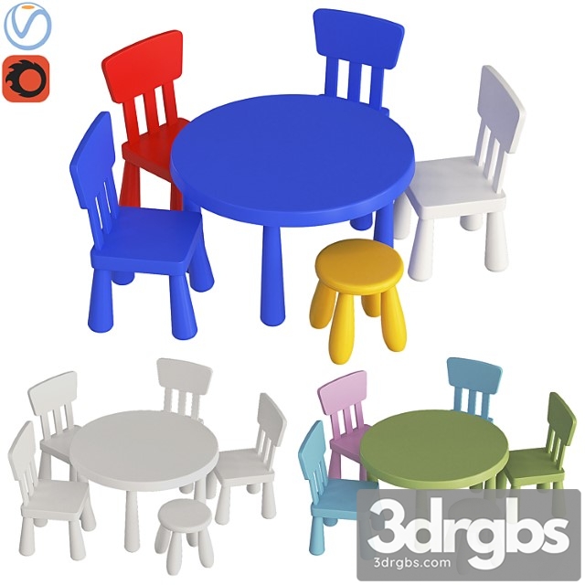 Ikea mammut 2 3dsmax Download - thumbnail 1