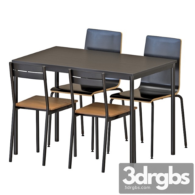 Ikea sandsberg table and chairs - thumbnail 1