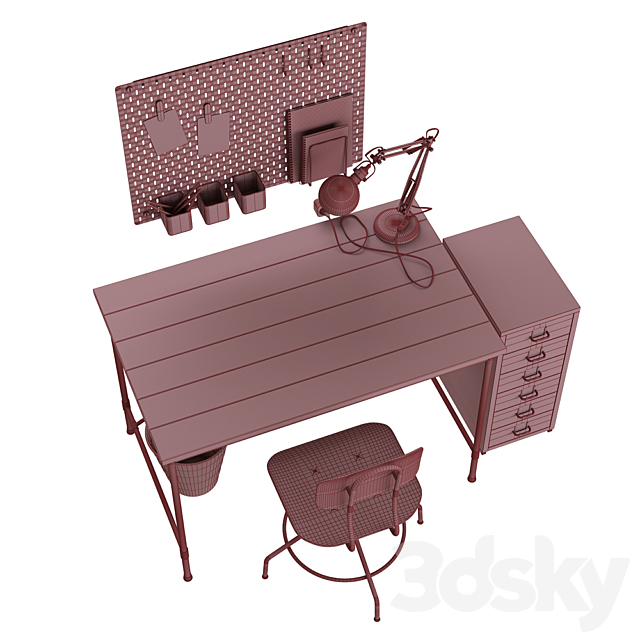 IKEA set # 10 3DSMax File - thumbnail 3