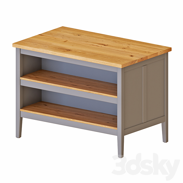 IKEA TORNVIKEN Kitchen Island 3DS Max Model - thumbnail 2