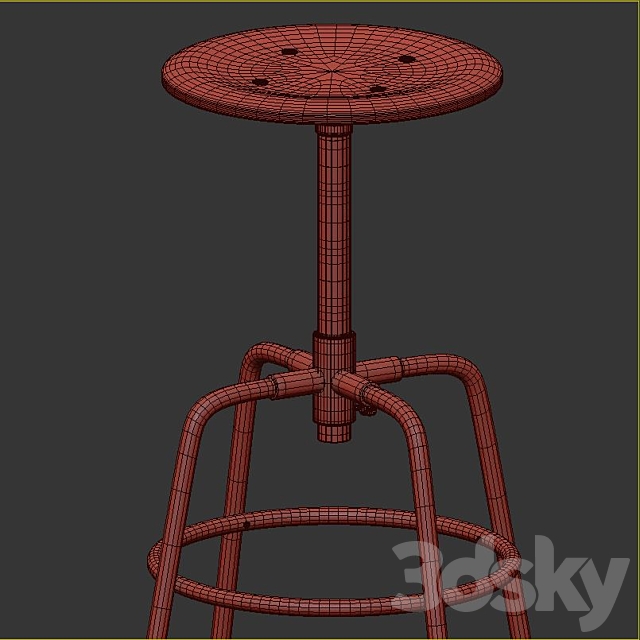 IKEA TORNVIKEN Kitchen Island 3DS Max Model - thumbnail 6