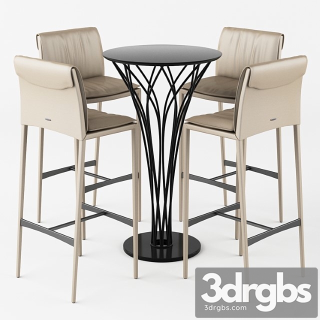 Isabel Ml Stool Cattelan Italia 3dsmax Download - thumbnail 1