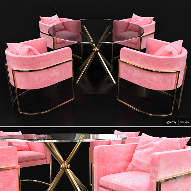 Julius_side_chair 3DSMax File - thumbnail 1