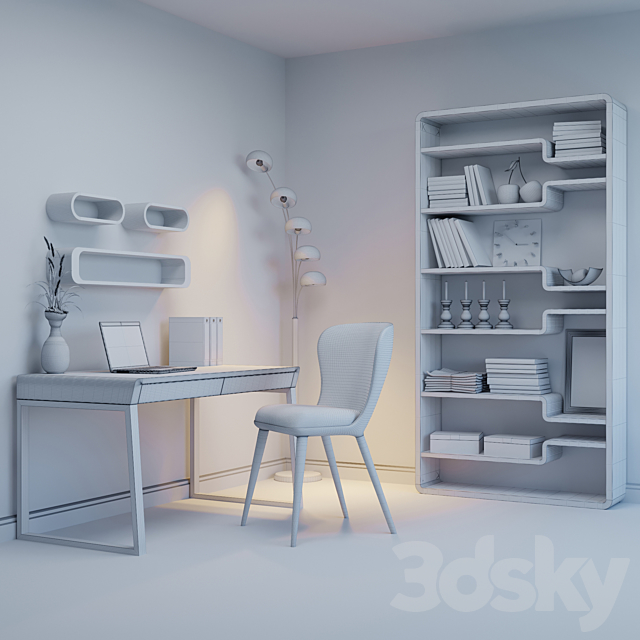 KARE furniture set 3DS Max Model - thumbnail 3