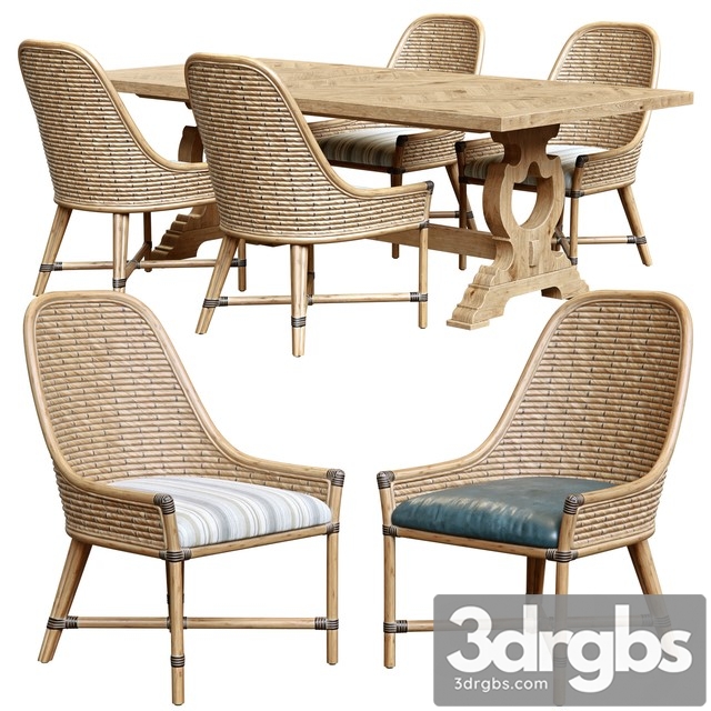 Keeling Woven Side Chair 3dsmax Download - thumbnail 1