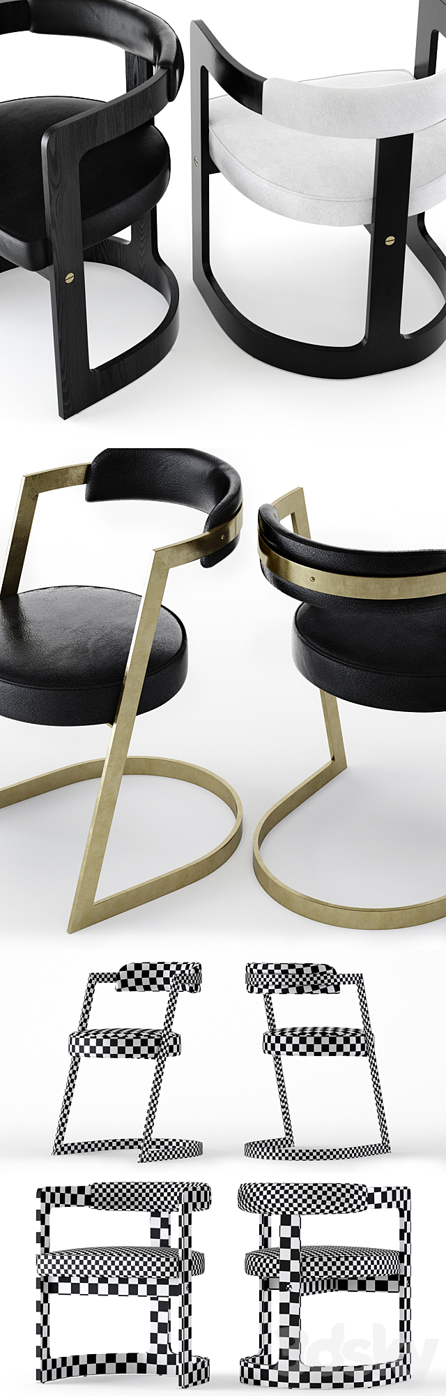 Kelly Wearstler Studio and Zuma Chairs 3DSMax File - thumbnail 2