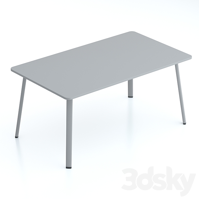 Kettal Village Table and Chair 3DS Max Model - thumbnail 3