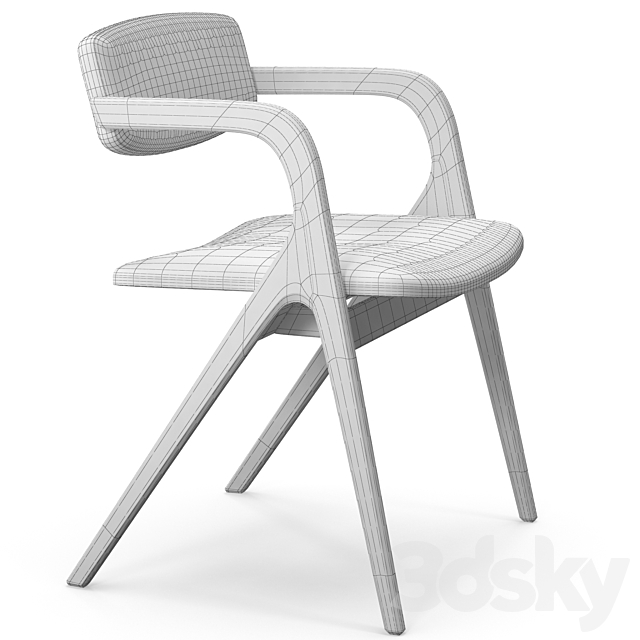 Keyko chair Maat table 3DSMax File - thumbnail 3