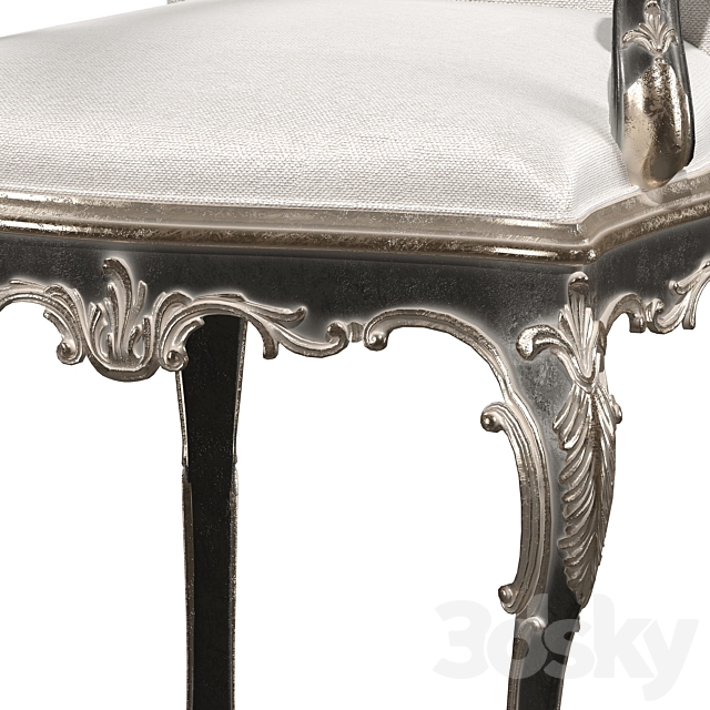 kosovart victoria dining table and chair 3DSMax File - thumbnail 6