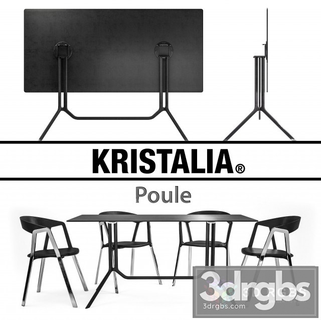 Kristalia Poule and Compas 3dsmax Download - thumbnail 1