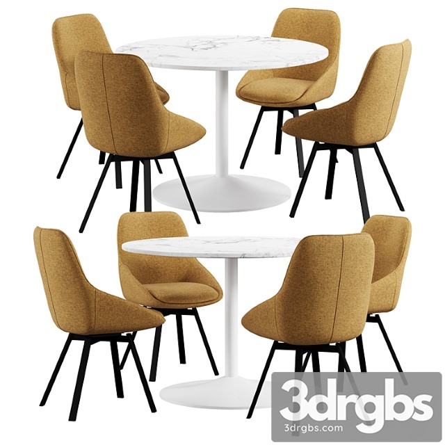 La forma & dara dining set - thumbnail 1