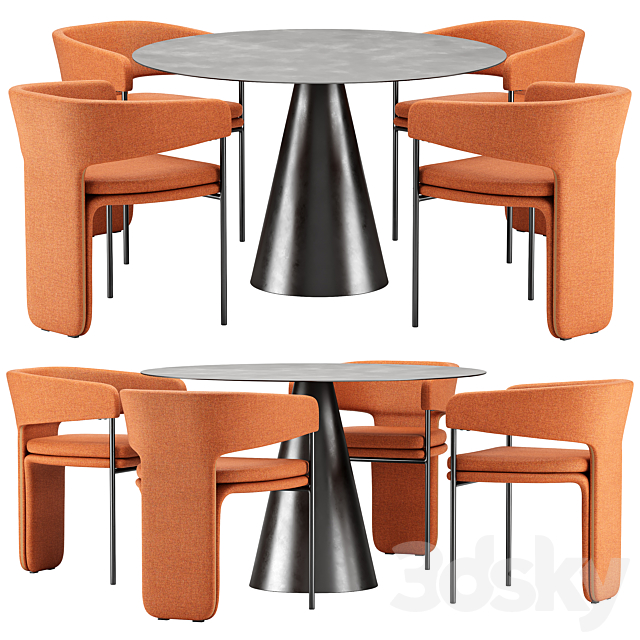 La Redoute Dining set 3DSMax File - thumbnail 1