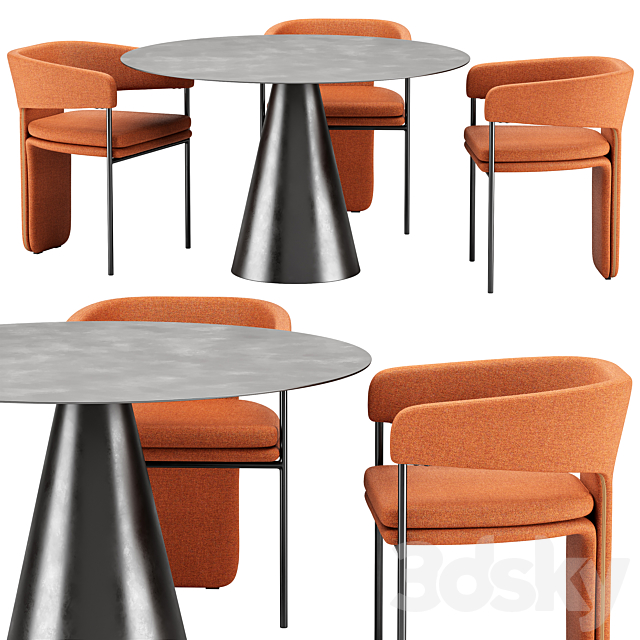 La Redoute Dining set 3DSMax File - thumbnail 2