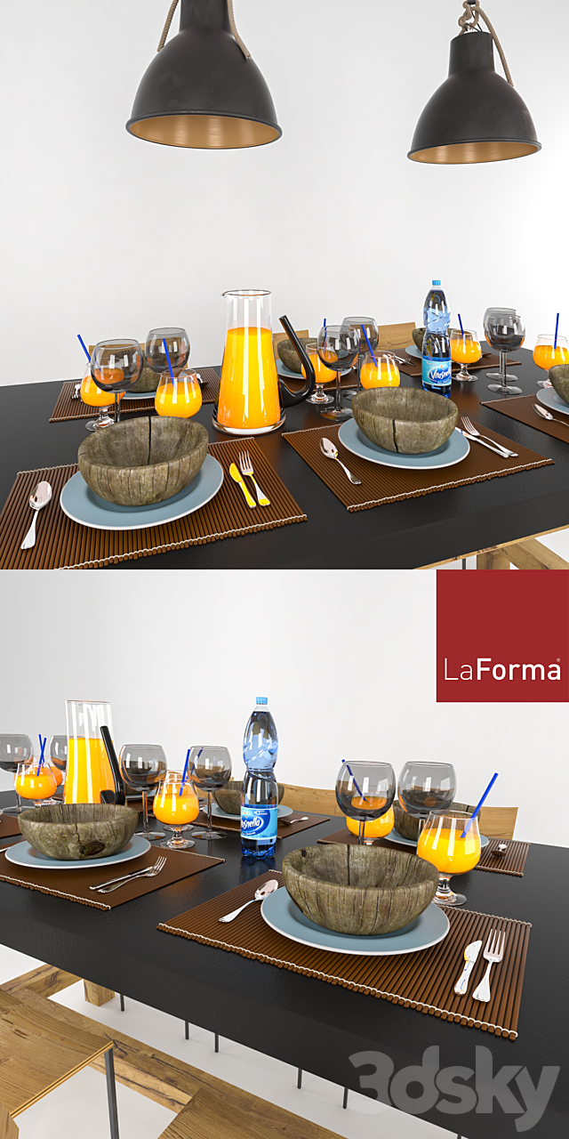 LaForma Eidas Kitchen set 3DSMax File - thumbnail 2