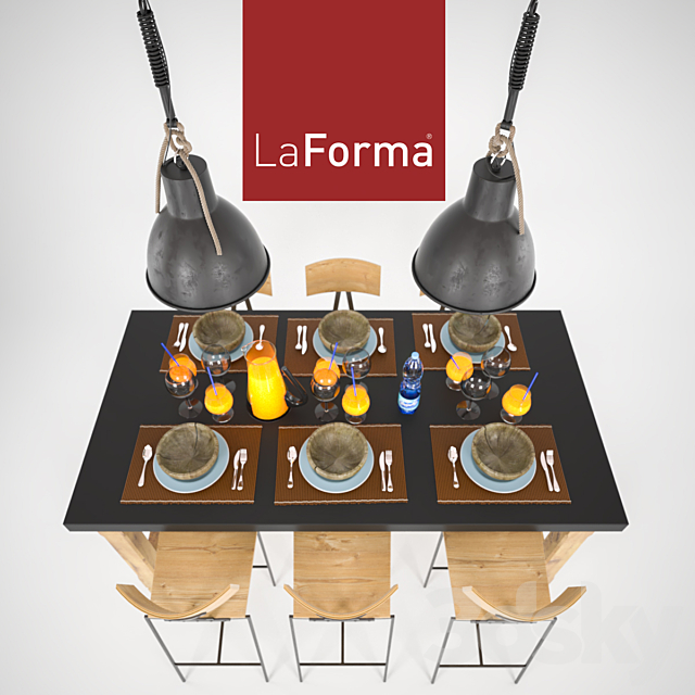 LaForma Eidas Kitchen set 3DSMax File - thumbnail 3