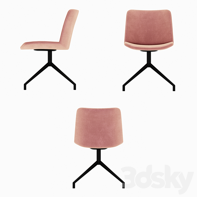 Liebe Fly chair x office table 3DSMax File - thumbnail 4