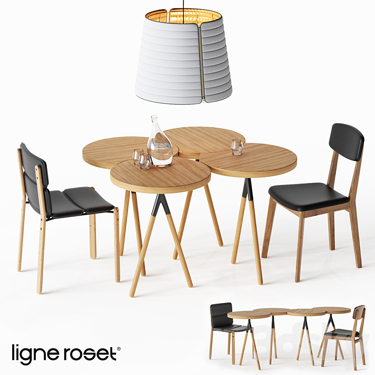 Ligne Roset Set 3DS Max - thumbnail 1