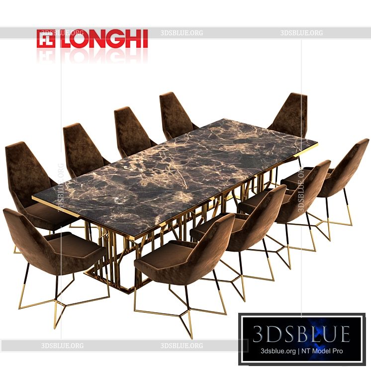 Longhi Dining 3DS Max - thumbnail 3