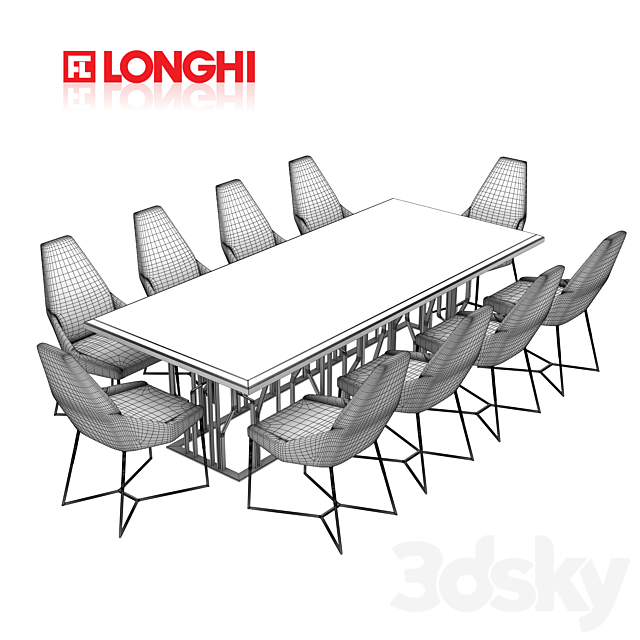 Longhi Dining 3DSMax File - thumbnail 3