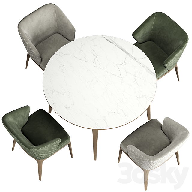 LUIS FOLD chair konyshev Play table furman 3DSMax File - thumbnail 4