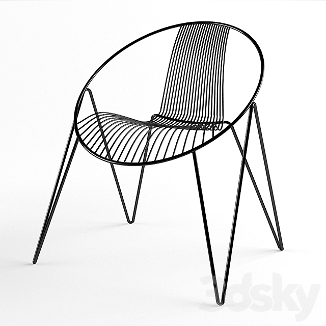 MADAME chair and table by roche bobois 3DS Max Model - thumbnail 2