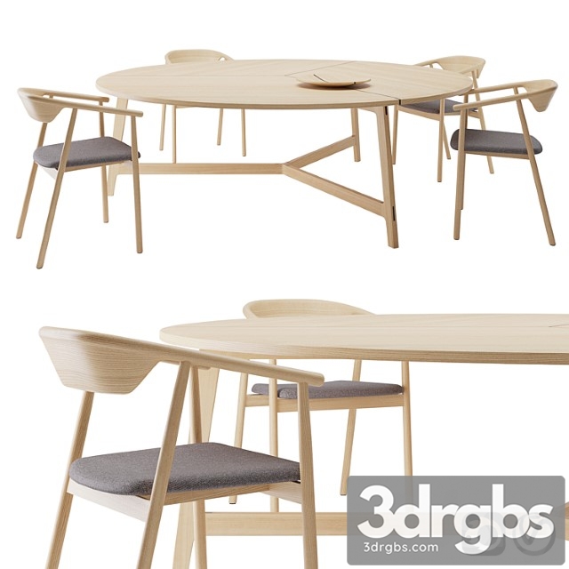 Mawari table by de padova 2 3dsmax Download - thumbnail 1