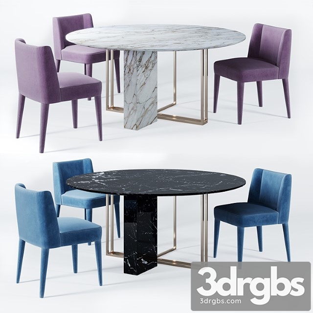 Meridiani Dining 3dsmax Download - thumbnail 1