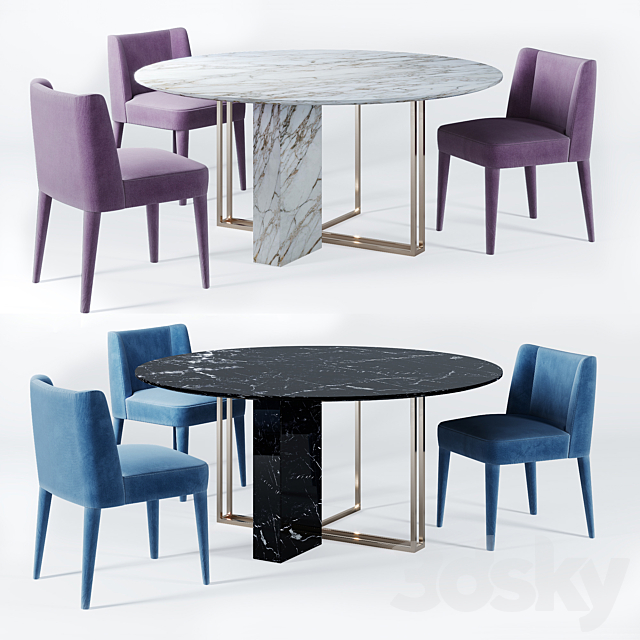 Meridiani Dining 3DSMax File - thumbnail 1