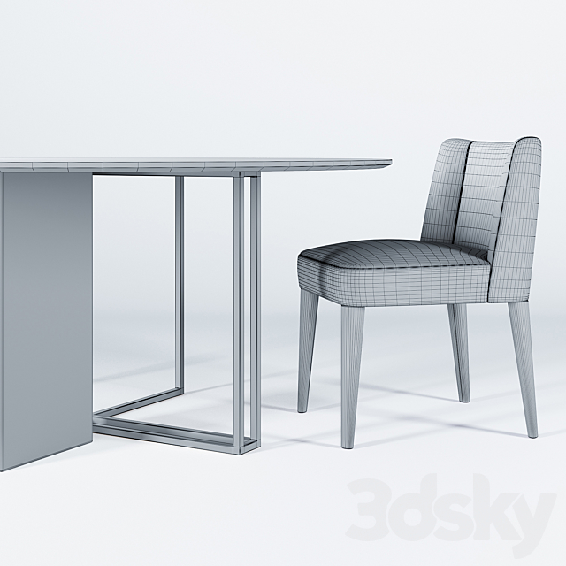 Meridiani Dining 3DSMax File - thumbnail 3