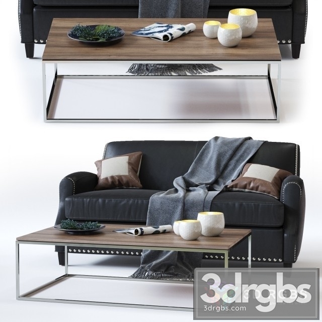 Metropole Sofa 3dsmax Download - thumbnail 1