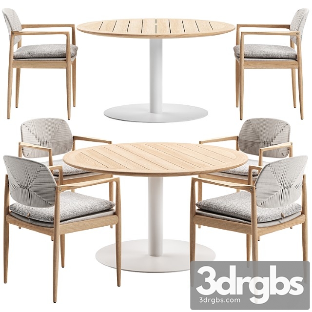 Minotti outdoor dining set - thumbnail 1