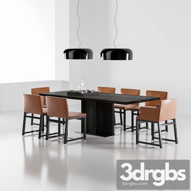 Minotti set 02 2 3dsmax Download - thumbnail 1