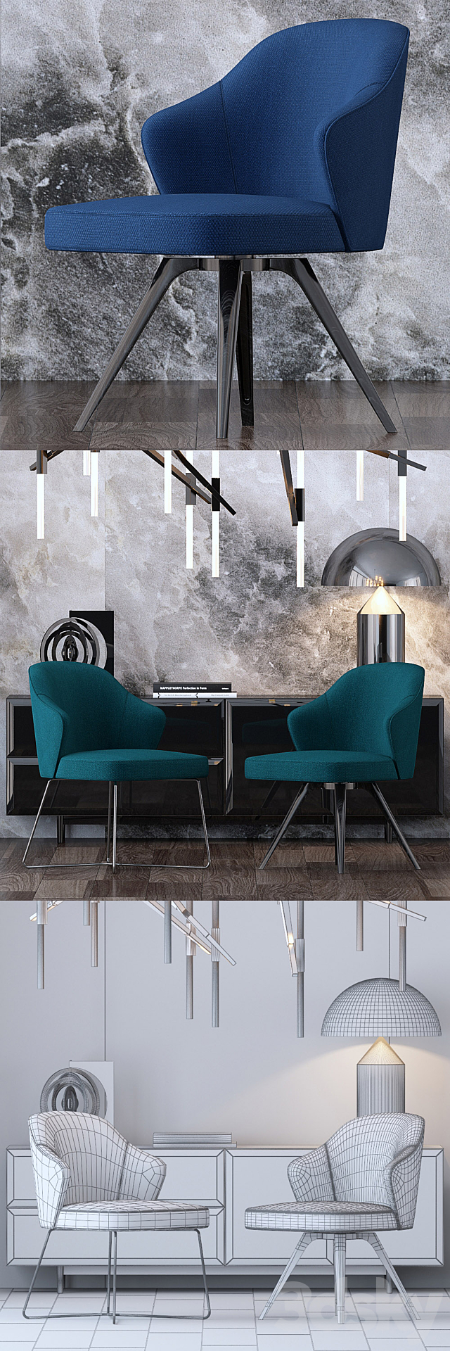 Minotti Set 2 3DSMax File - thumbnail 2