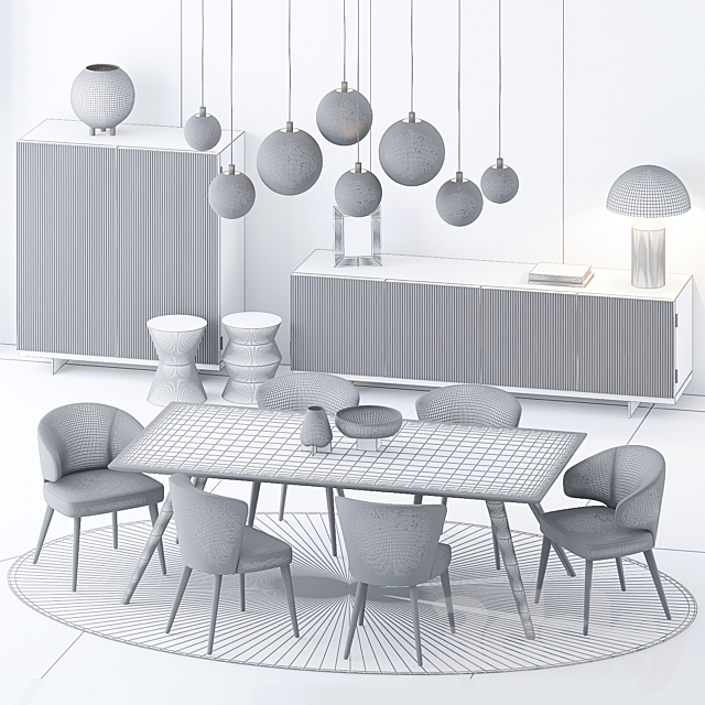 Minotti Set 3DSMax File - thumbnail 3