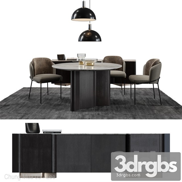 Minotti Set Fil Noir 3dsmax Download - thumbnail 1