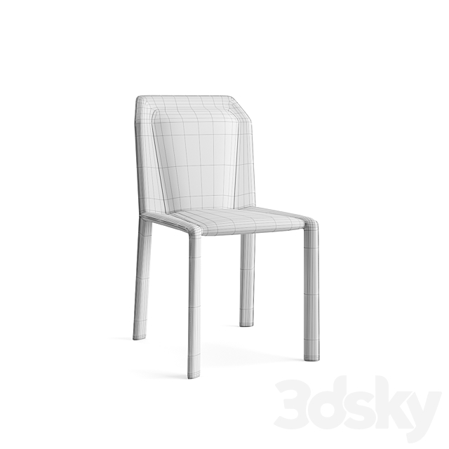 MisuraEmme Dining Ala Table And Brera Chair 3DSMax File - thumbnail 3