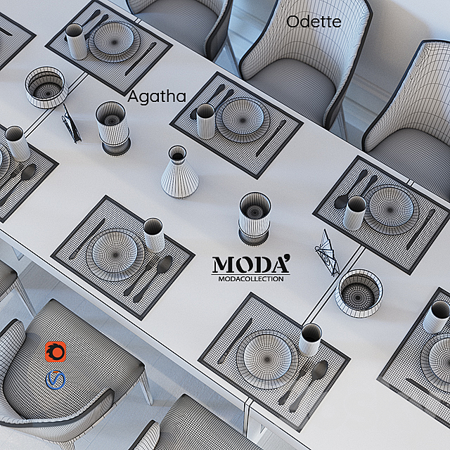 Moda Agatha Odette 3DSMax File - thumbnail 3