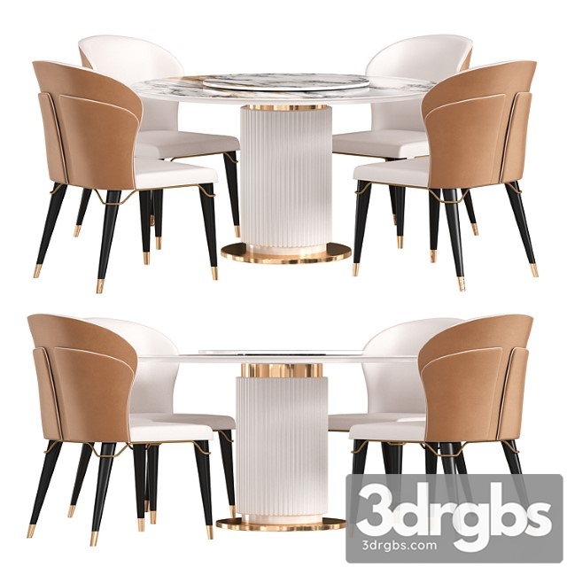 Modern Dining Chair Povison 4 3dsmax Download - thumbnail 1