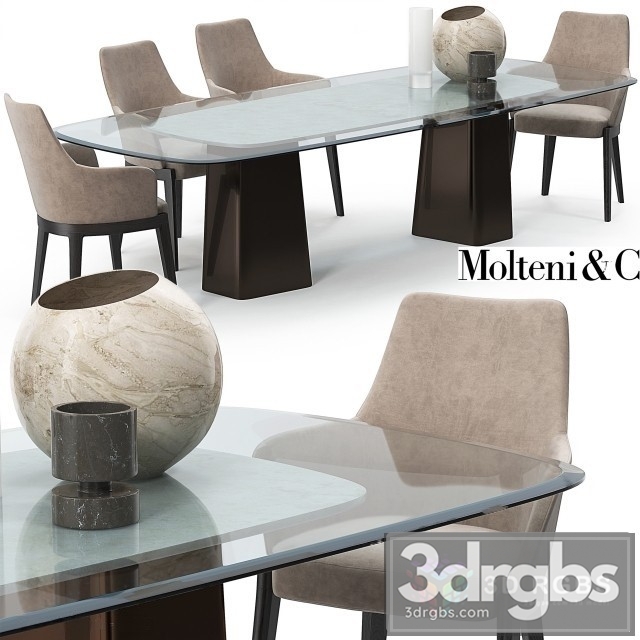 Molteni Mayfair Set 3dsmax Download - thumbnail 1