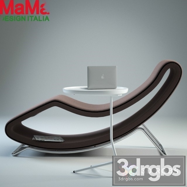 Monza Table and Chair 3dsmax Download - thumbnail 1