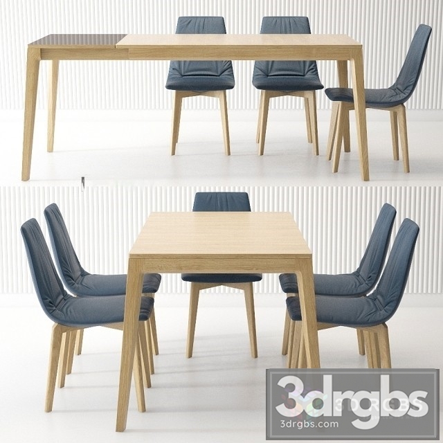 Mylon Table Lui Chair 3dsmax Download - thumbnail 1