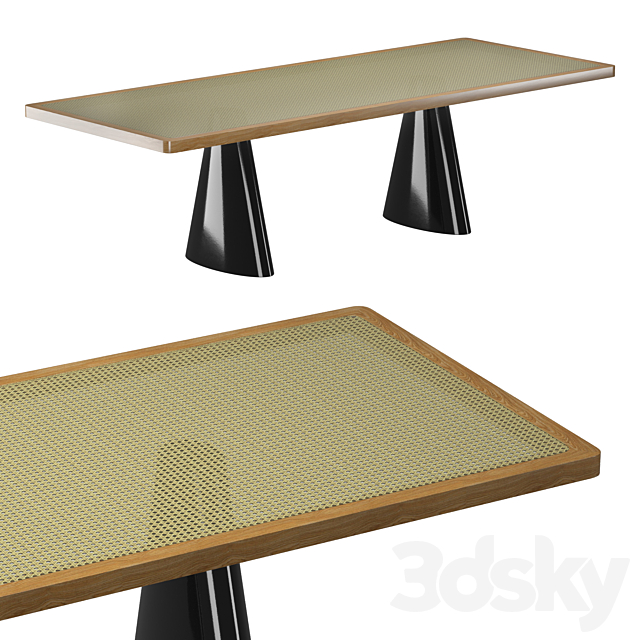 N 341 – 172 DINING CHAIR TABLE BY RUEMMLER 3DSMax File - thumbnail 4