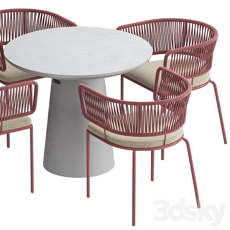 Nadin and Itai table 3DS Max Model - thumbnail 2