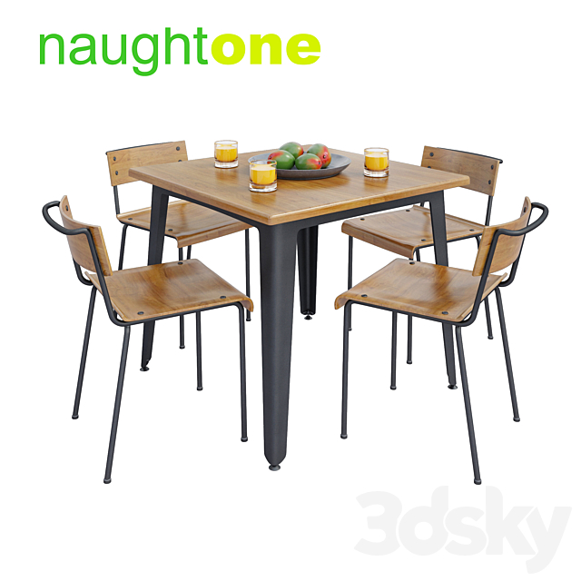 Naughtone Construct Table Set 3DSMax File - thumbnail 2