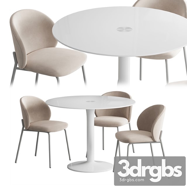 New york table princeton chair boconcept 2 3dsmax Download - thumbnail 1