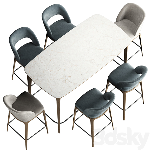 Niff naff bar play table 3DSMax File - thumbnail 4