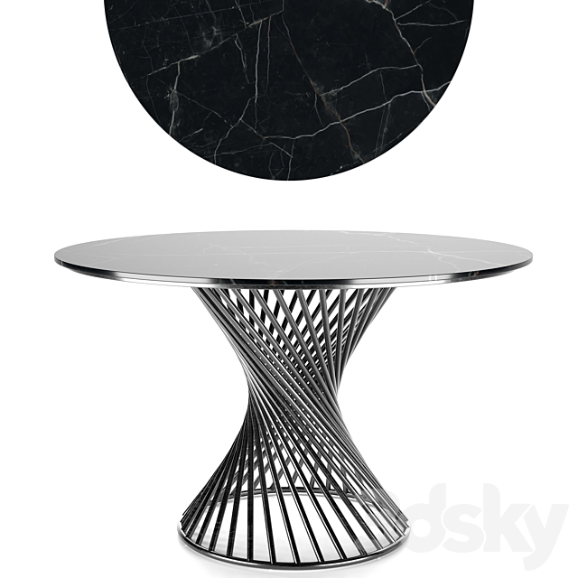 Odri chair and Tornado table 3DSMax File - thumbnail 4